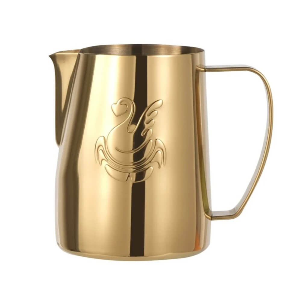 Professional Swan Barista Milk Frothing Pitcher - 600ml Stainless Steel