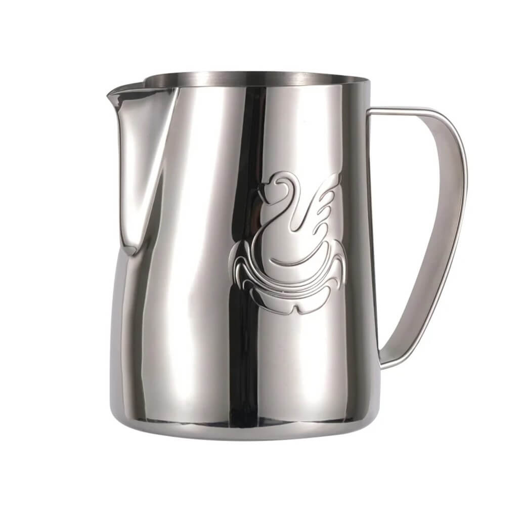 Professional Swan Barista Milk Frothing Pitcher - 600ml Stainless Steel