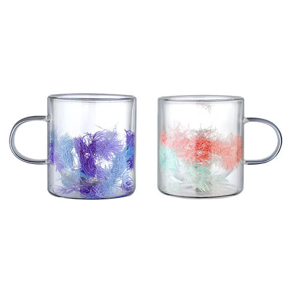 Brisa Artisan Double-Walled Glass Mug