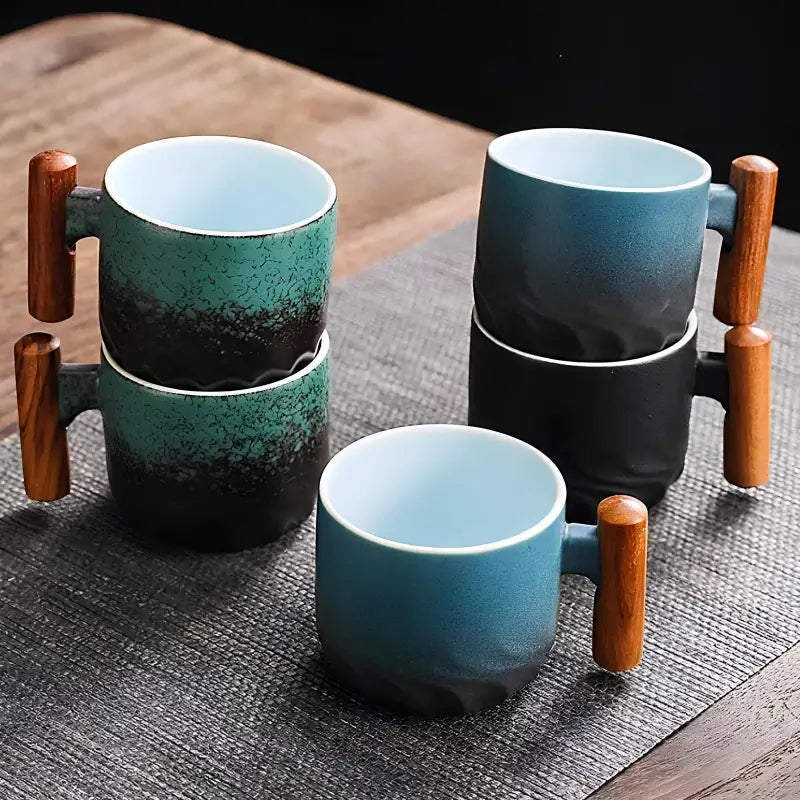 Handcrafted Rustic Ceramic Coffee Mugs