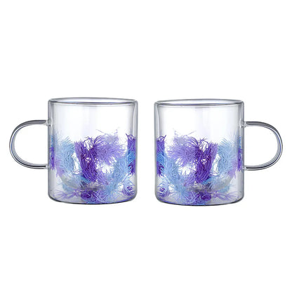 Brisa Artisan Double-Walled Glass Mug